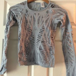Alo Wanderer Long sleeve Top Light Blue Small